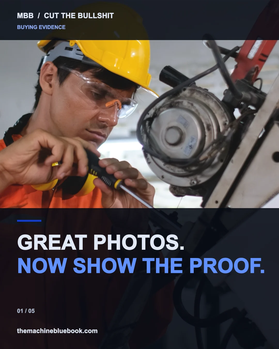 Great photos. Now show the proof. — Machine Blue Book video