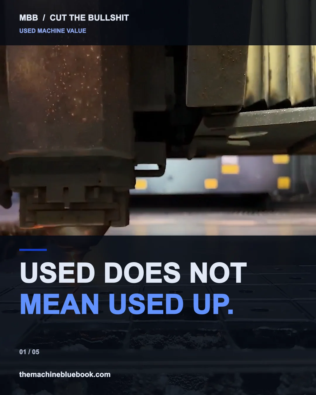 Used does not mean used up. — Machine Blue Book video